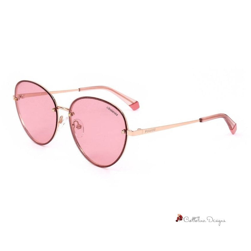 Rose Gold Steel Sunglasses