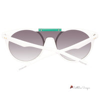 White Acetate Sunglasses