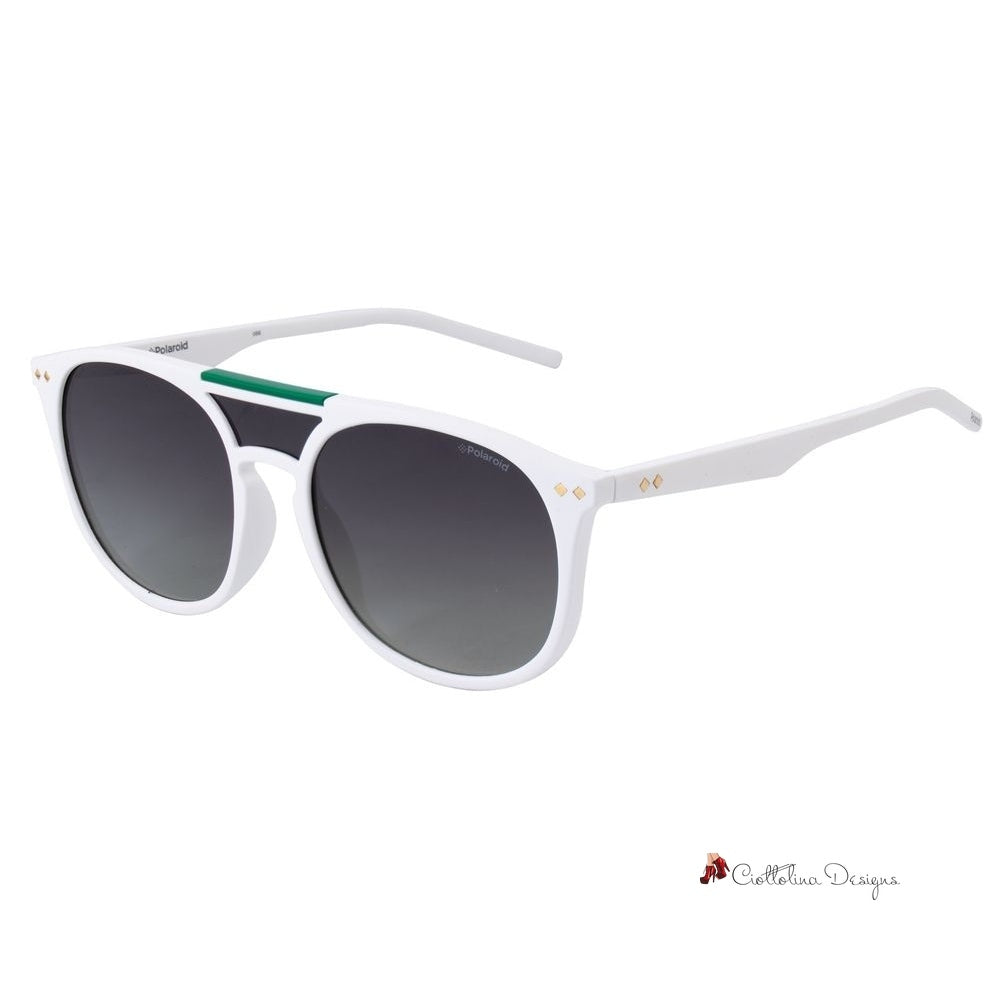 White Acetate Sunglasses