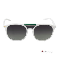 White Acetate Sunglasses