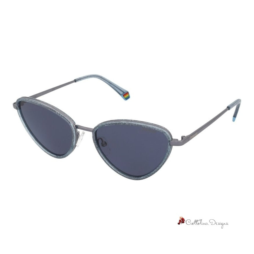 Blue Plastic Sunglasses