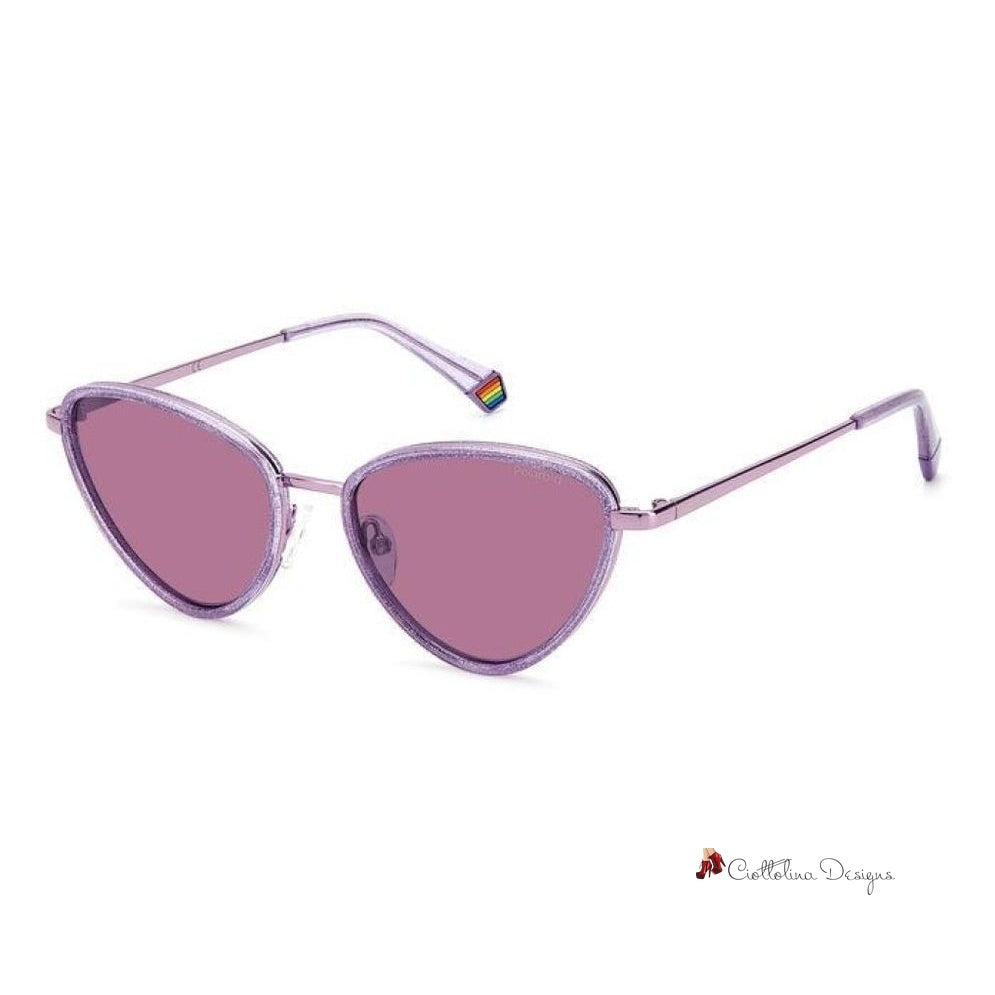 Purple Plastic Sunglasses