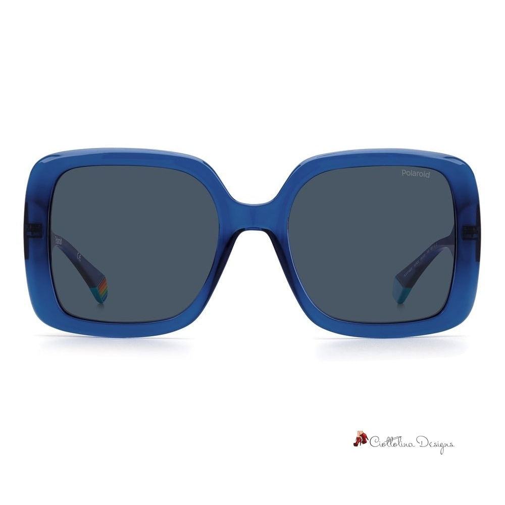 Blue Plastic Sunglasses