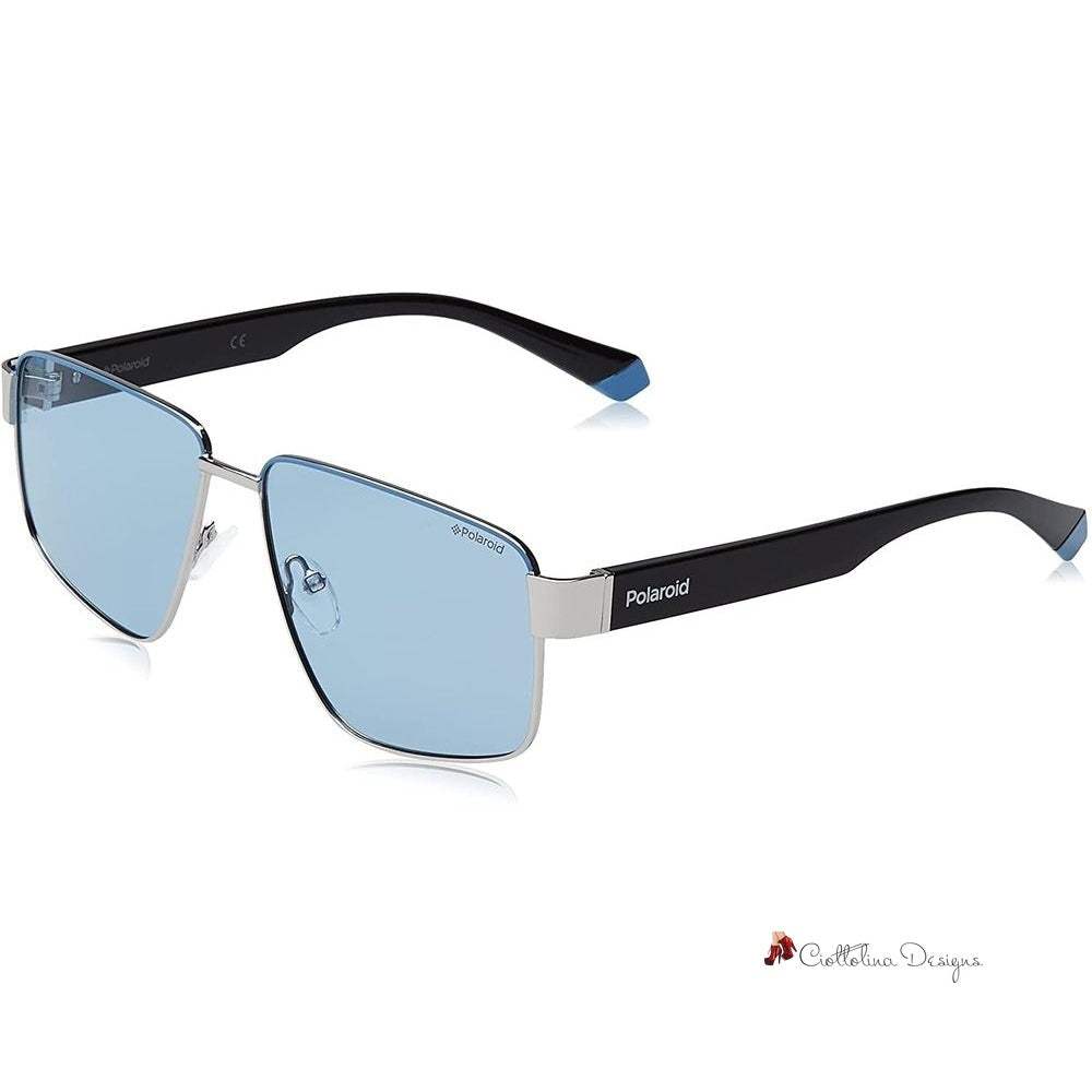 Blue Metal Sunglasses