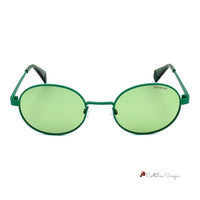 Green Metal Sunglasses