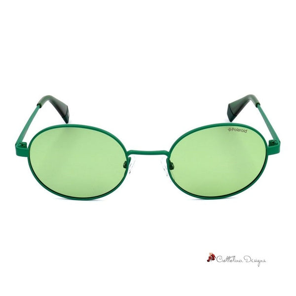 Green Metal Sunglasses