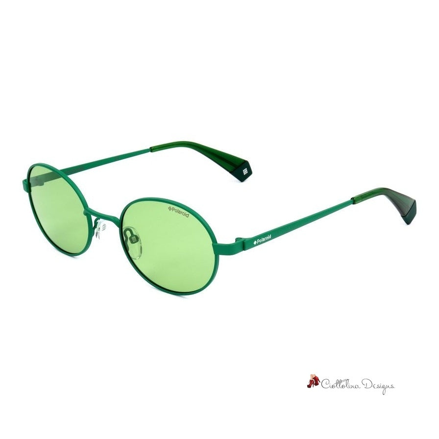 Green Metal Sunglasses