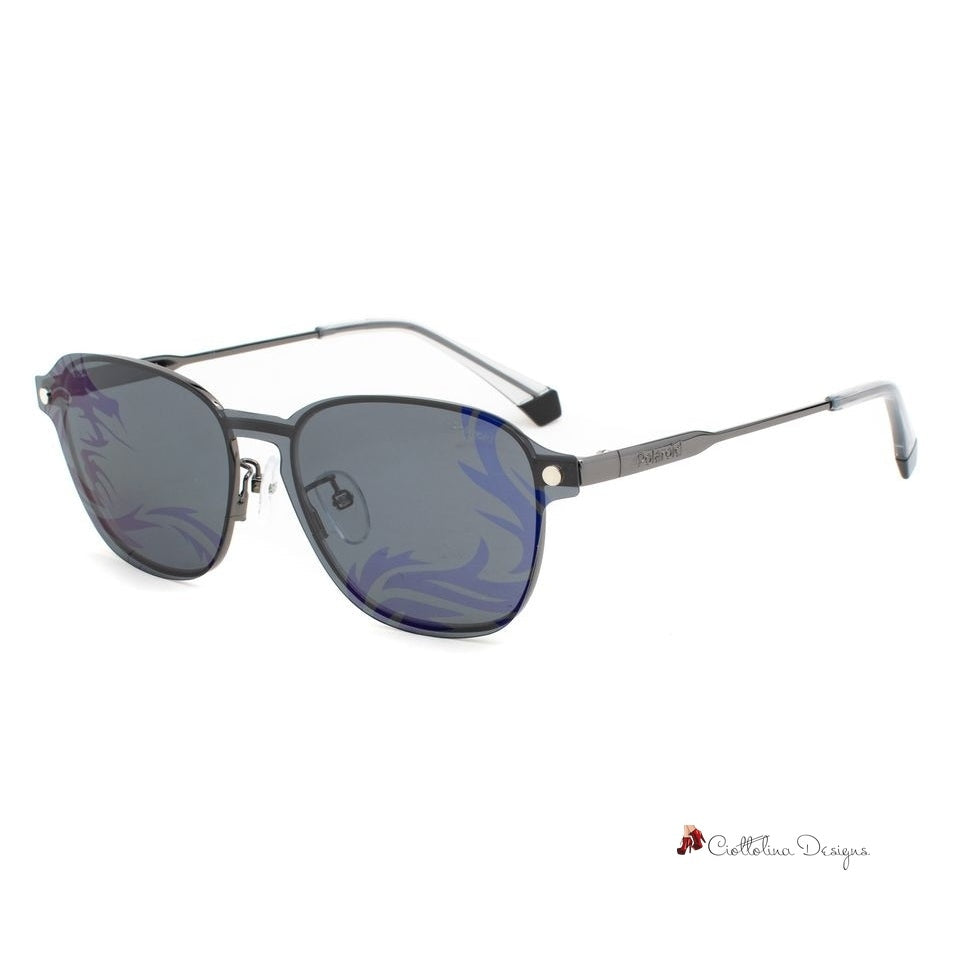 Silver Metal Sunglasses