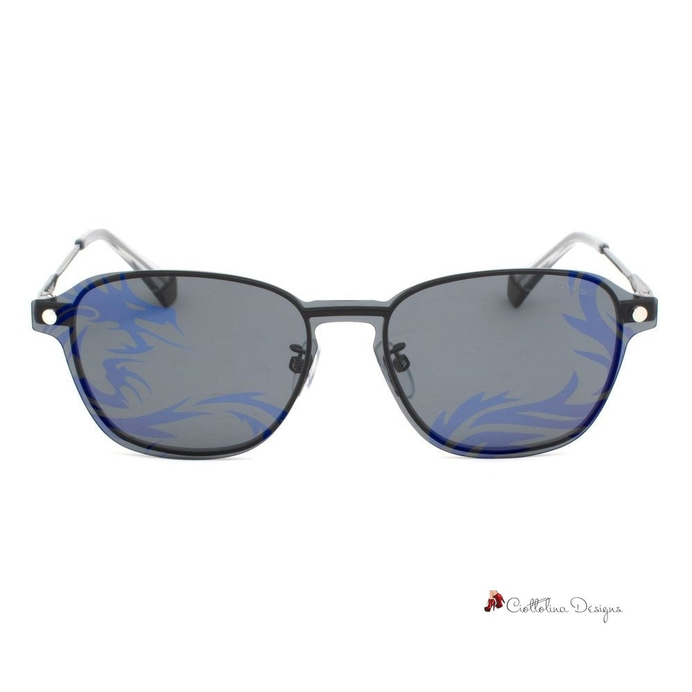 Silver Metal Sunglasses