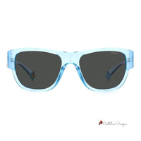 Blue Polycarbonate Sunglasses