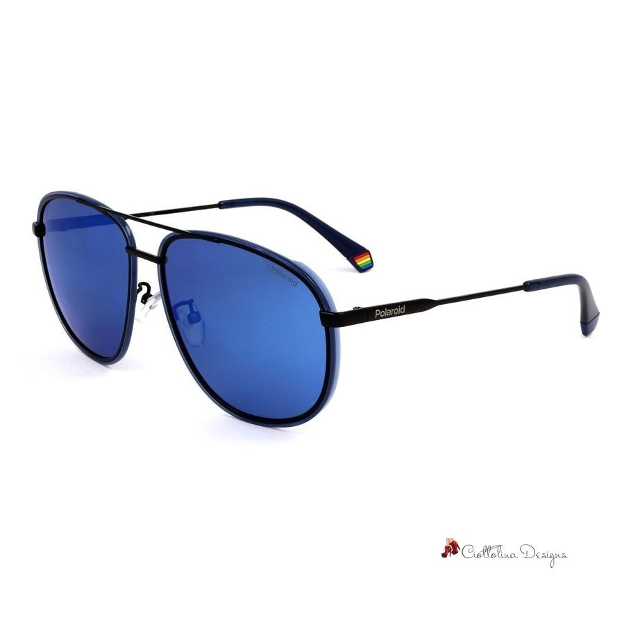 Blue Metal Sunglasses