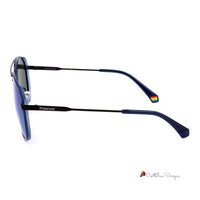 Blue Metal Sunglasses