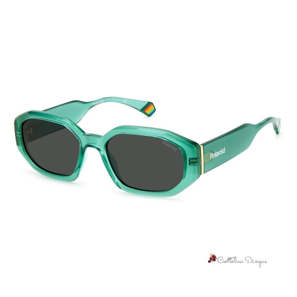 Green Polycarbonate Sunglasses