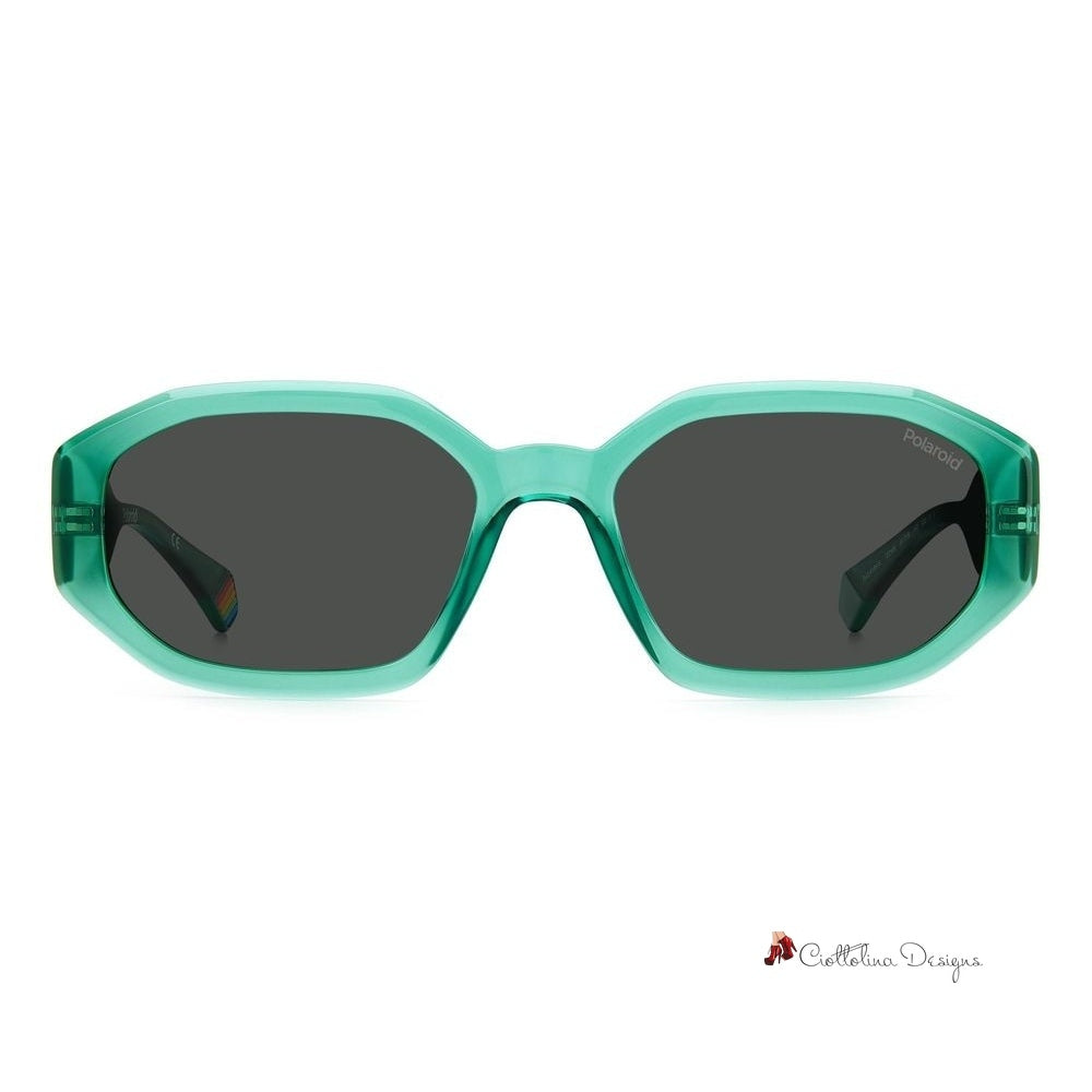 Green Polycarbonate Sunglasses