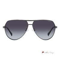 Gray Metal Sunglasses