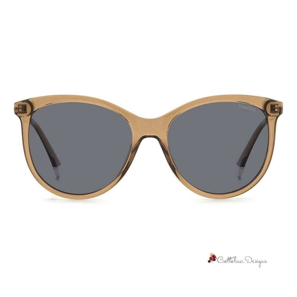 Beige Resin Sunglasses