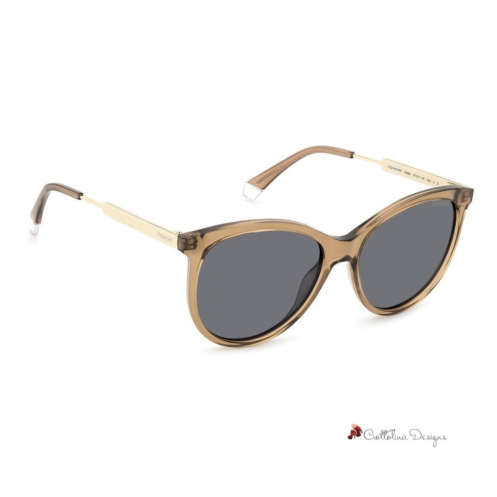 Beige Resin Sunglasses