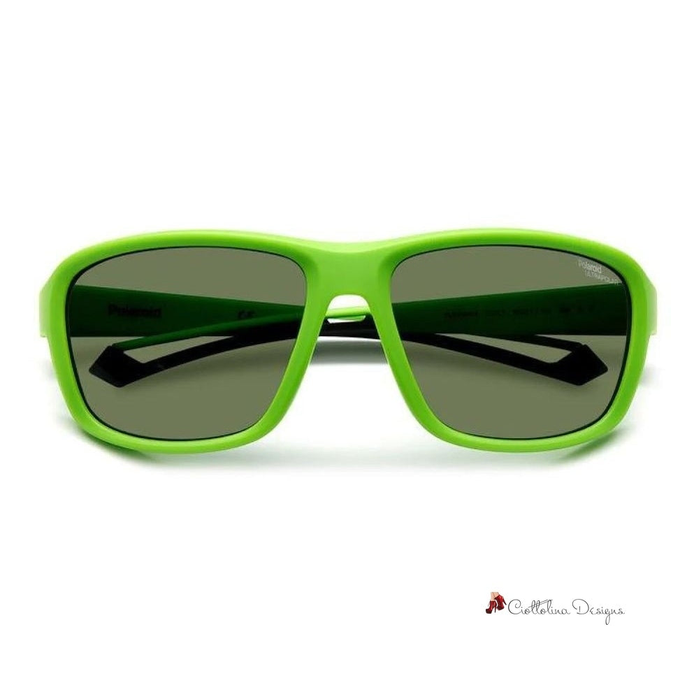 Green Polycarbonate Sunglasses