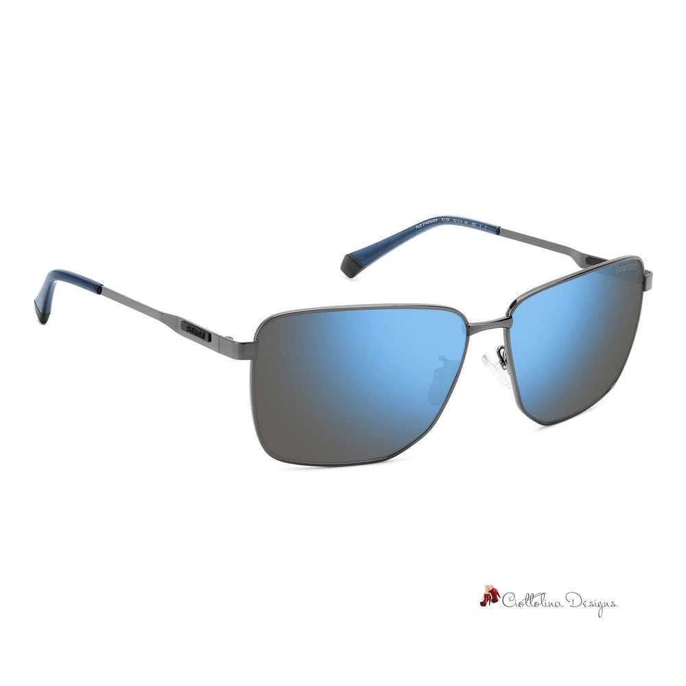 Gray Metal Sunglasses