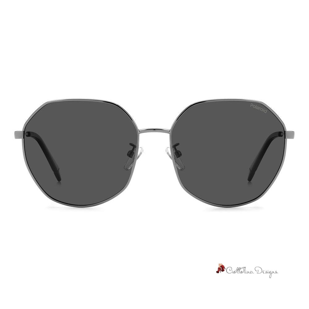 Gray Metal Sunglasses