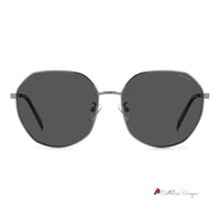 Gray Metal Sunglasses