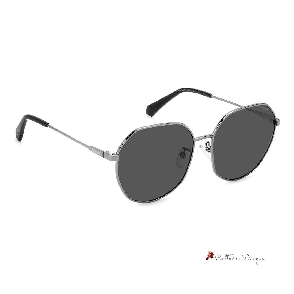 Gray Metal Sunglasses