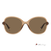 Beige Resin Sunglasses