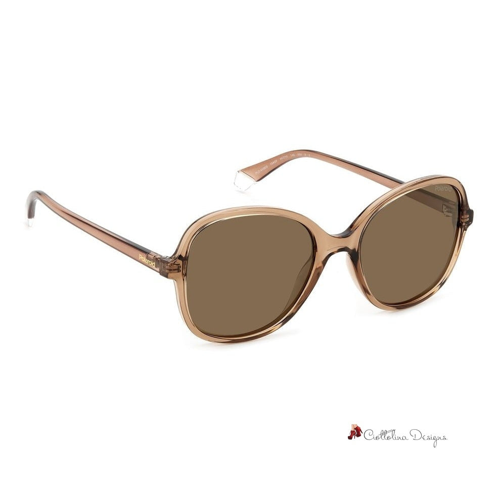 Beige Resin Sunglasses