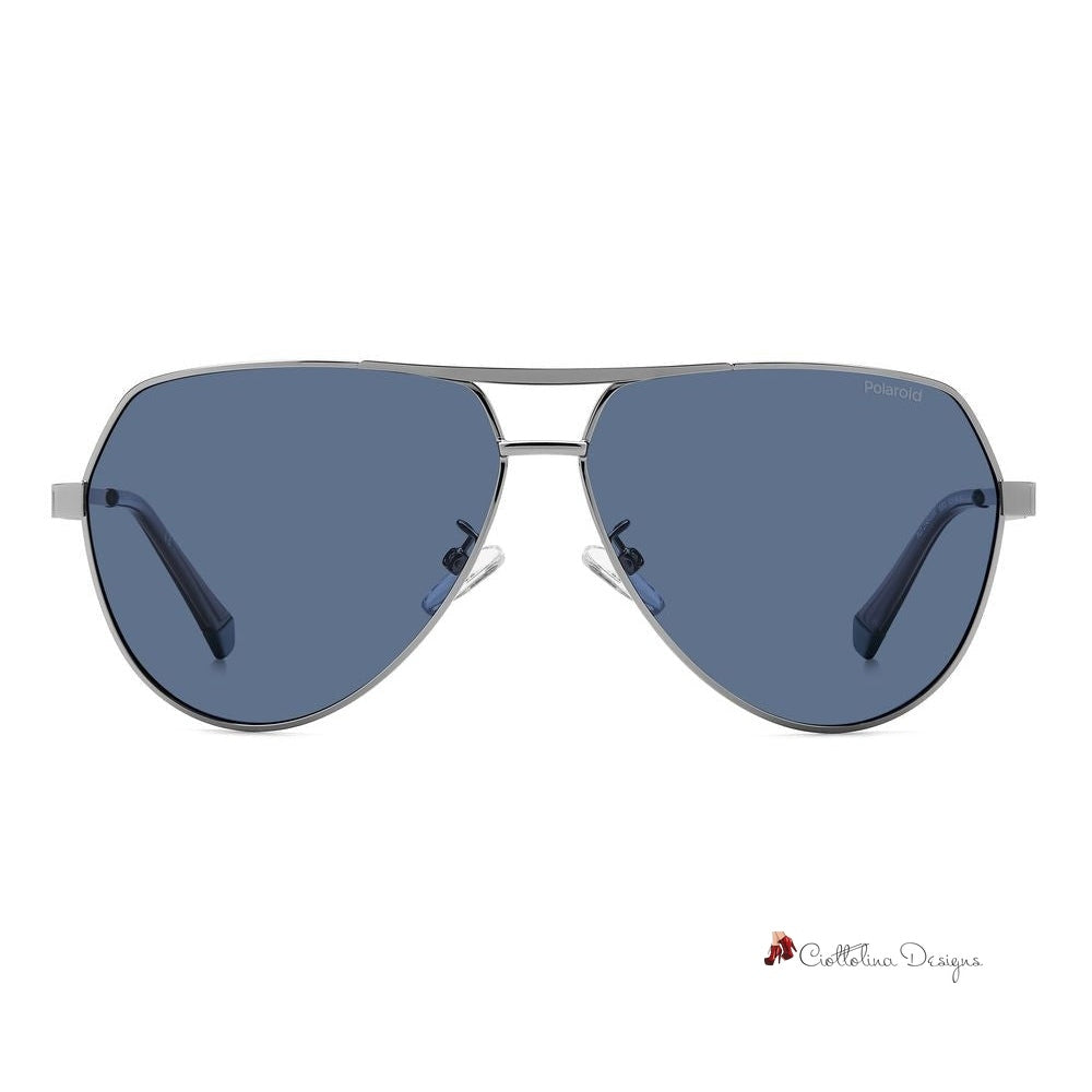 Gray Metal Sunglasses