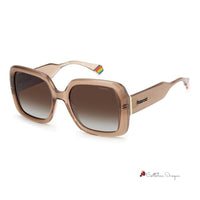 Beige Resin Sunglasses