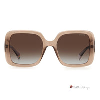 Beige Resin Sunglasses