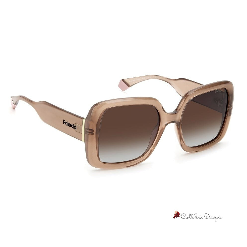 Beige Resin Sunglasses