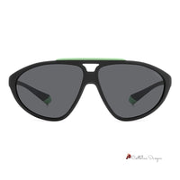 Black Rubber Sunglasses