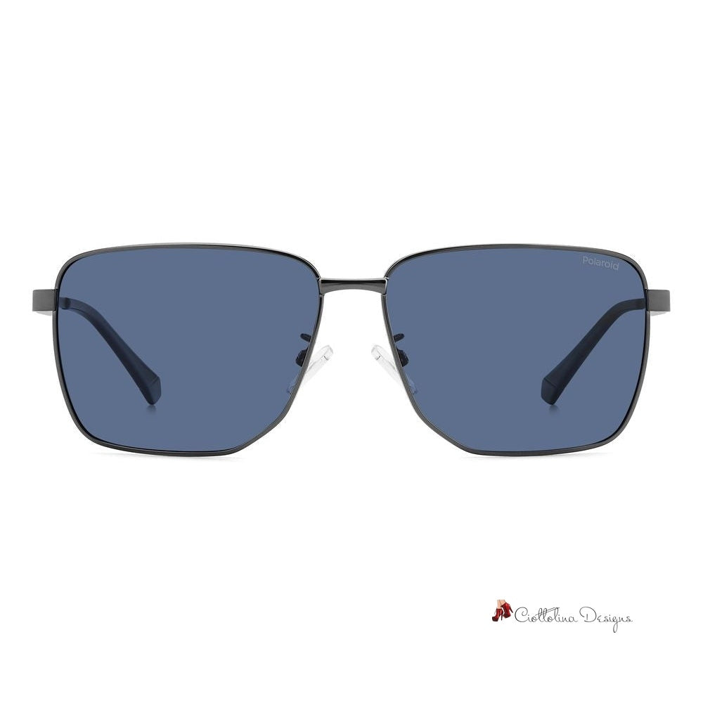 Gray Metal Sunglasses