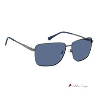 Gray Metal Sunglasses