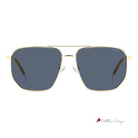 Blue Metal Sunglasses