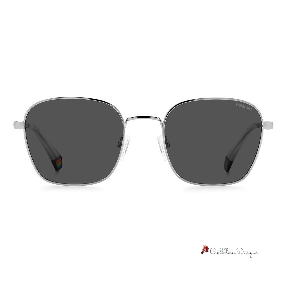 Gray Metal Sunglasses