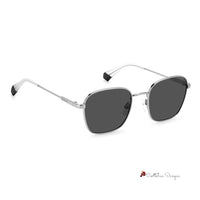 Gray Metal Sunglasses