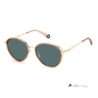 Beige Resin Sunglasses