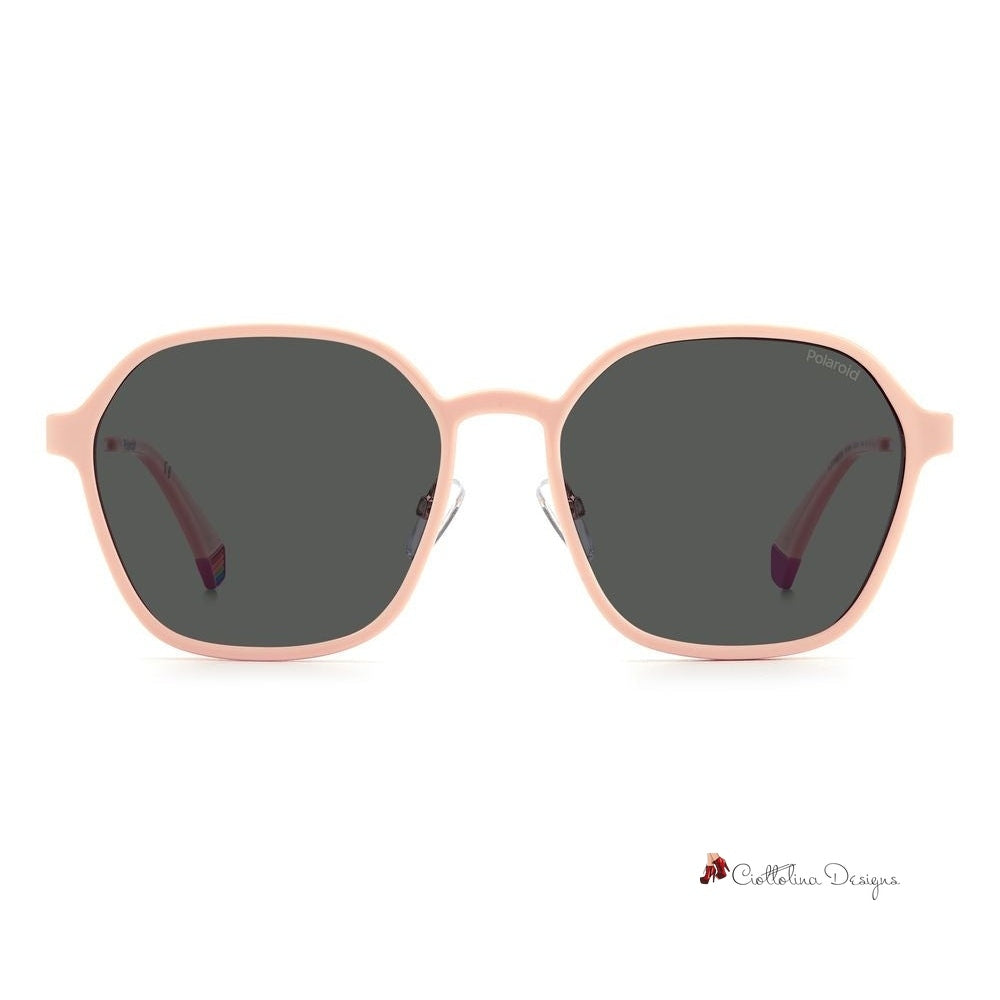 Pink Metal Sunglasses