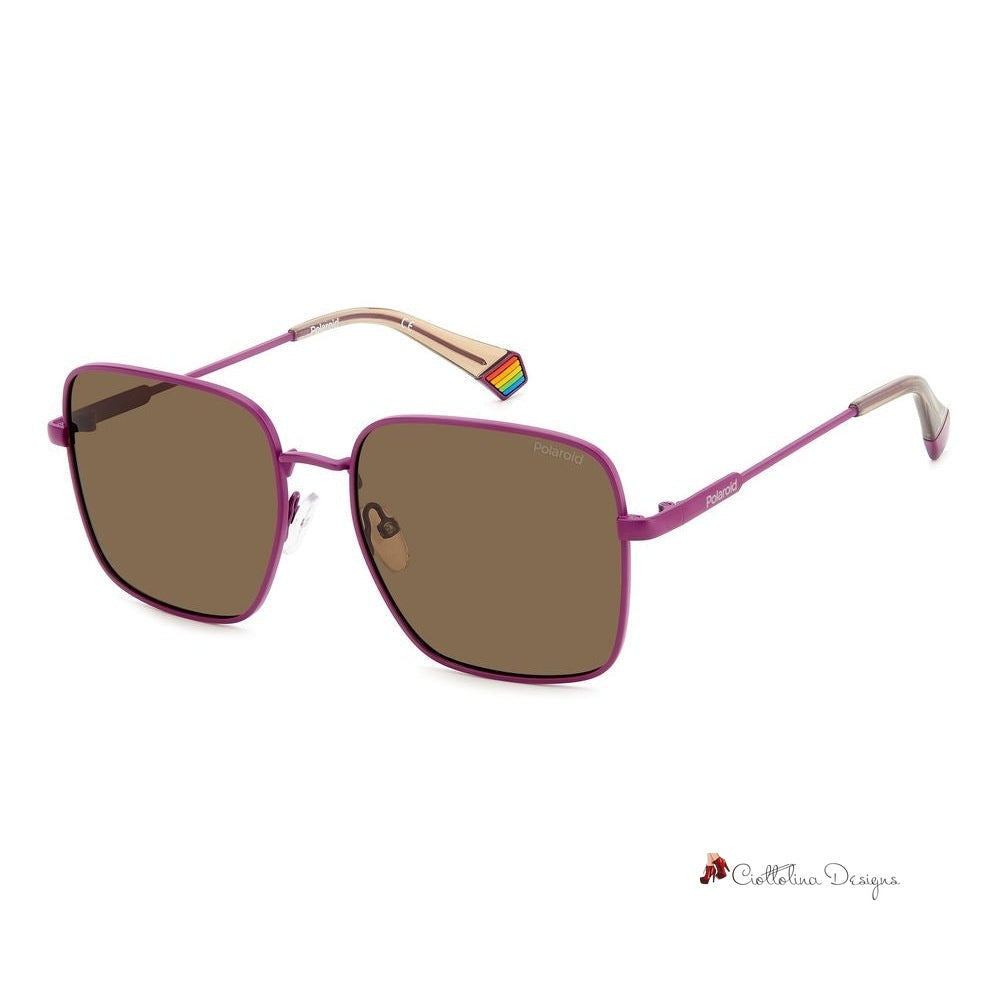 Purple Metal Sunglasses