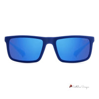 Blue Rubber Sunglasses