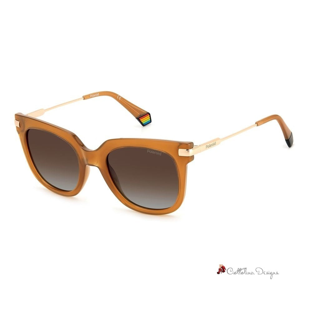 Orange Resin Sunglasses