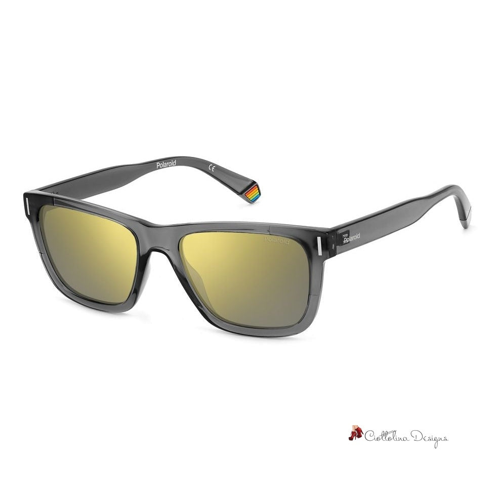 Gray Resin Sunglasses