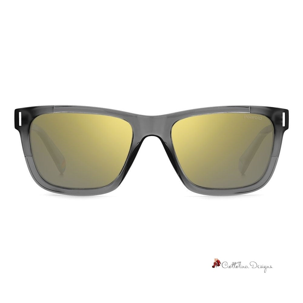 Gray Resin Sunglasses