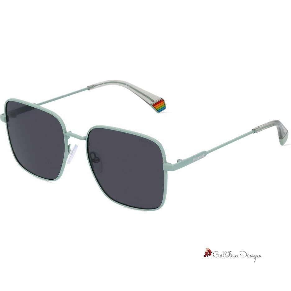 Blue Metal Sunglasses