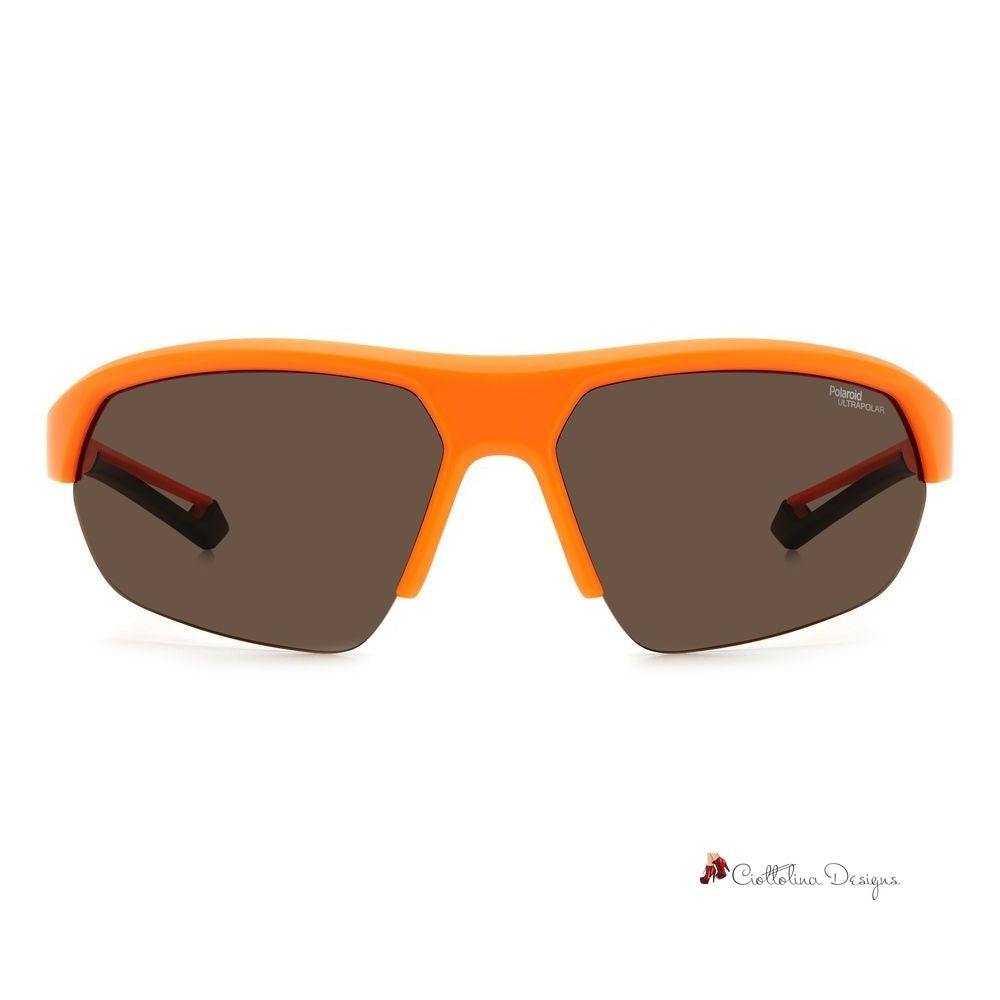 Orange Resin Sunglasses