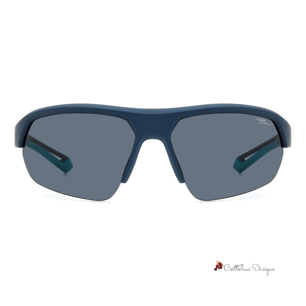 Blue Resin Sunglasses