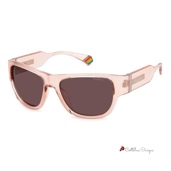 Pink Resin Sunglasses