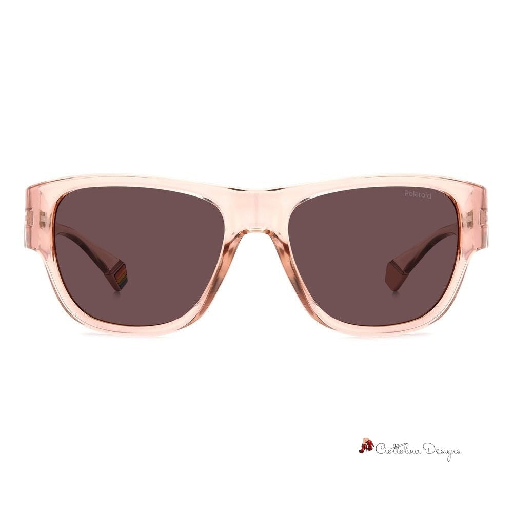 Pink Resin Sunglasses